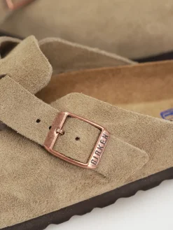 Birkenstock Boston Suede Narrow Flip-flops Wmn