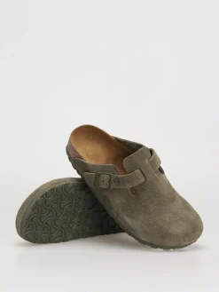 Birkenstock Boston Suede Narrow Flip-flops Wmn