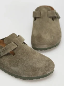 Birkenstock Boston Suede Narrow Flip-flops Wmn