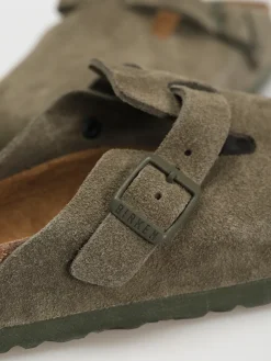 Birkenstock Boston Suede Narrow Flip-flops Wmn