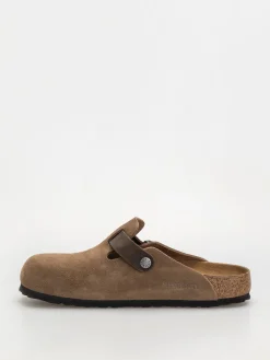 Birkenstock Boston Suede & Oiled Leather Regular Flip-flops