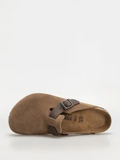 Birkenstock Boston Suede & Oiled Leather Regular Flip-flops