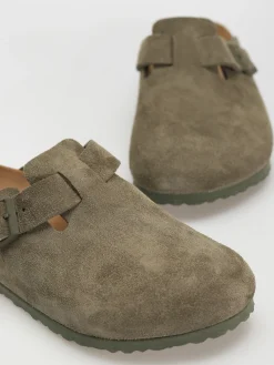 Birkenstock Boston Suede Regular Flip-flops