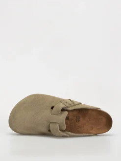 Birkenstock Boston Suede Leather Regular Flip-flops