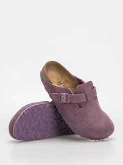 Birkenstock Boston Suede Leather Narrow Wmn Flip-flops