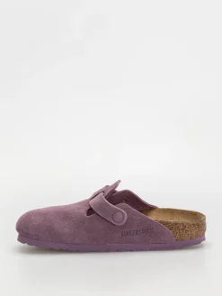 Birkenstock Boston Suede Leather Narrow Wmn Flip-flops