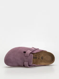 Birkenstock Boston Suede Leather Narrow Wmn Flip-flops