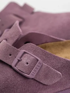 Birkenstock Boston Suede Leather Narrow Wmn Flip-flops