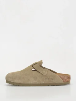 Birkenstock Boston Suede Leather Narrow Wmn Flip-flops