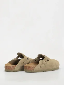 Birkenstock Boston Suede Leather Narrow Wmn Flip-flops