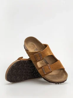 Birkenstock Flip-flops Arizona Suede Leather Narrow Wmn
