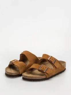 Birkenstock Flip-flops Arizona Suede Leather Narrow Wmn
