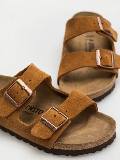 Birkenstock Flip-flops Arizona Suede Leather Narrow Wmn