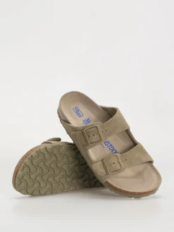 Birkenstock Flip-flops Arizona Suede Leather Narrow Wmn