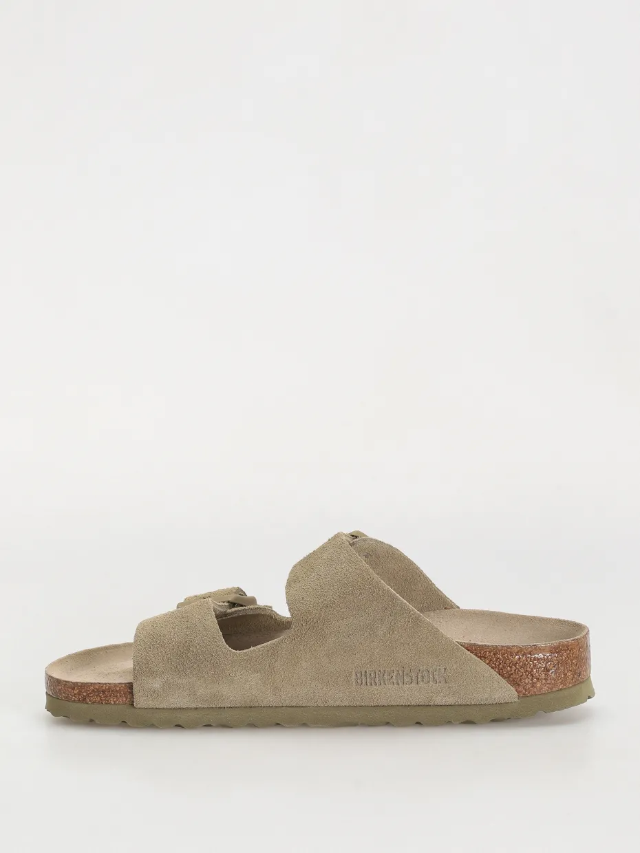 Birkenstock Flip-flops Arizona Suede Leather Narrow Wmn