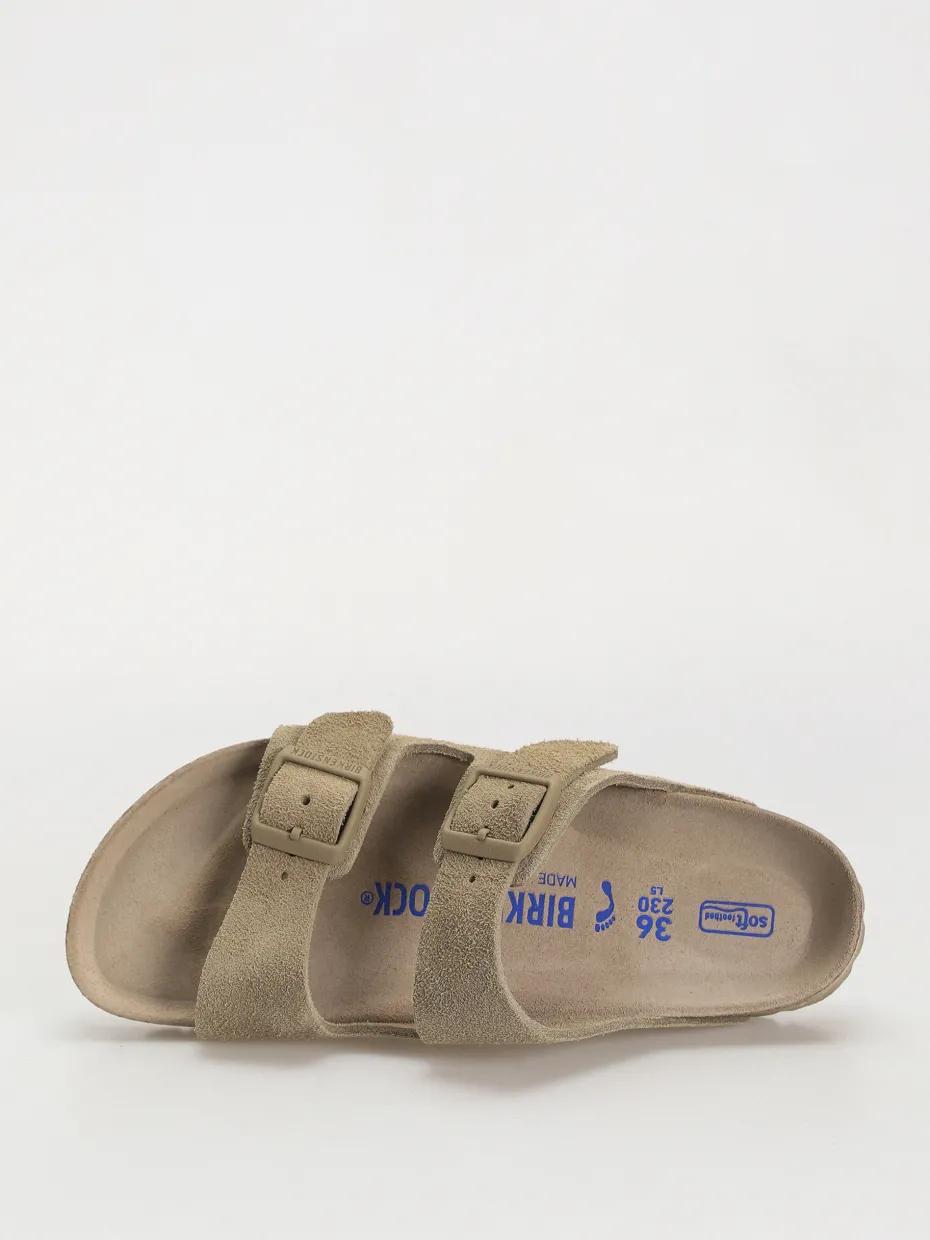 Birkenstock Flip-flops Arizona Suede Leather Narrow Wmn
