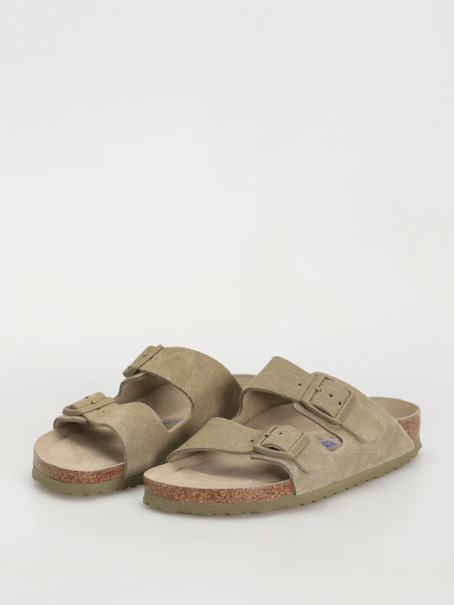 Birkenstock Flip-flops Arizona Suede Leather Narrow Wmn