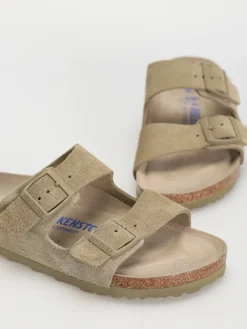 Birkenstock Flip-flops Arizona Suede Leather Narrow Wmn