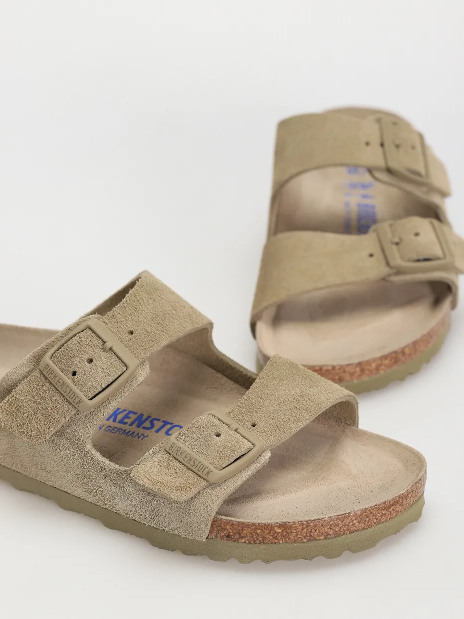 Birkenstock Flip-flops Arizona Suede Leather Narrow Wmn