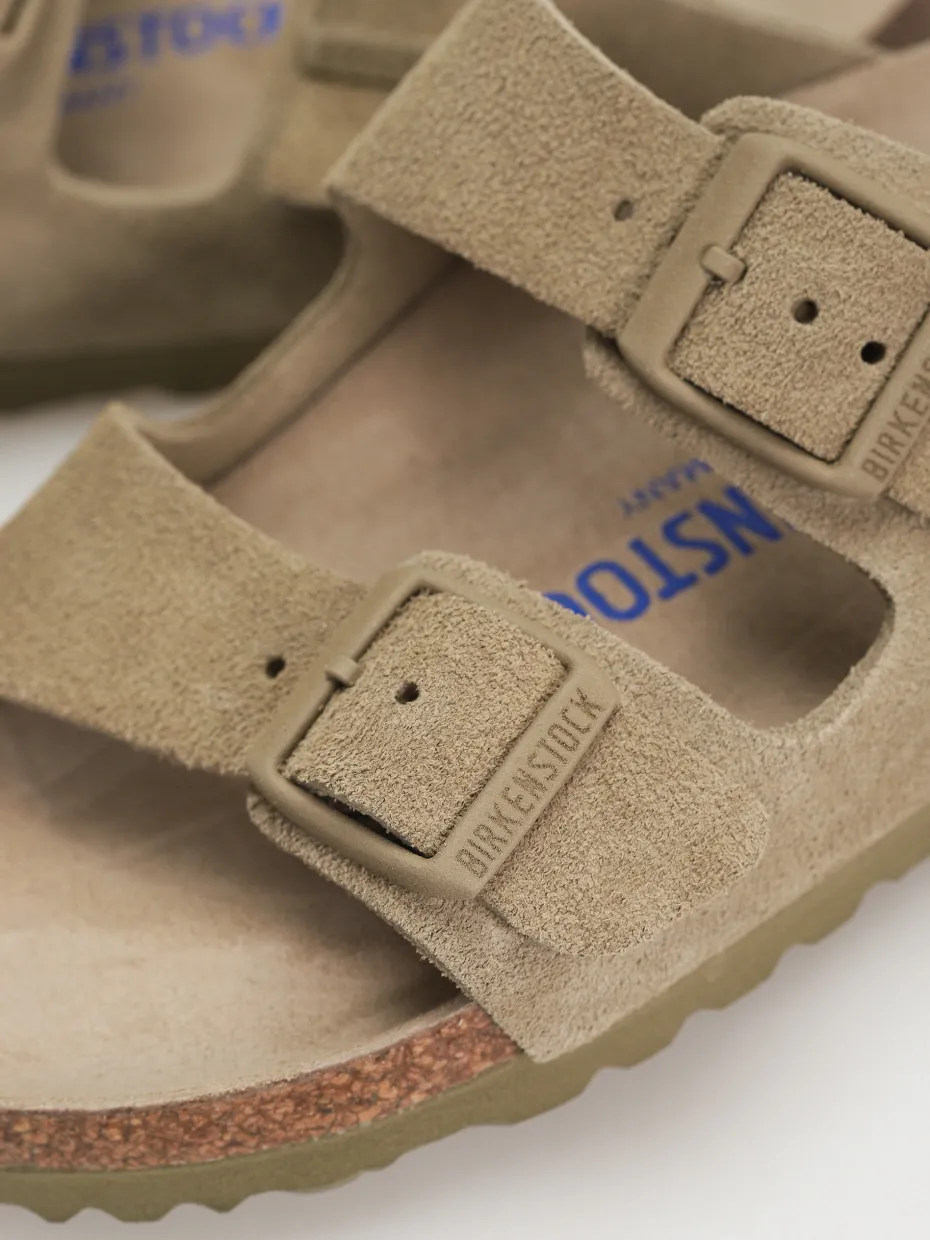 Birkenstock Flip-flops Arizona Suede Leather Narrow Wmn