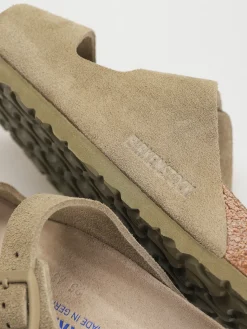 Birkenstock Flip-flops Arizona Suede Leather Narrow Wmn