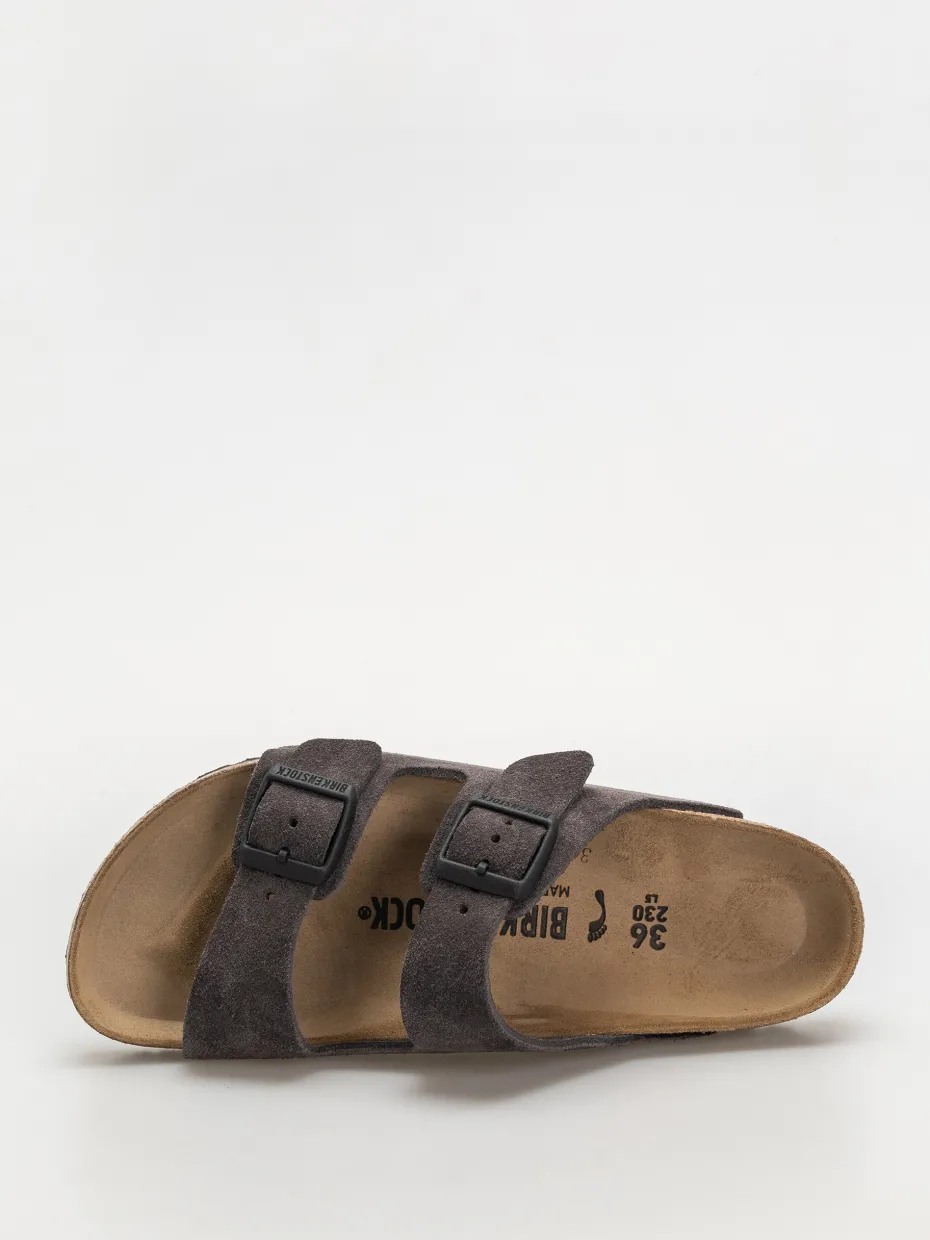Birkenstock Flip-flops Arizona Suede Leather Narrow Wmn