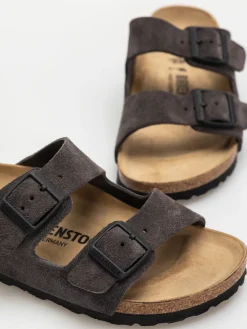 Birkenstock Flip-flops Arizona Suede Leather Narrow Wmn