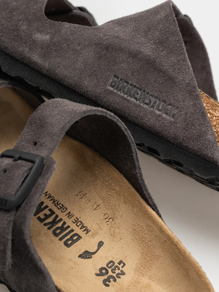 Birkenstock Flip-flops Arizona Suede Leather Narrow Wmn