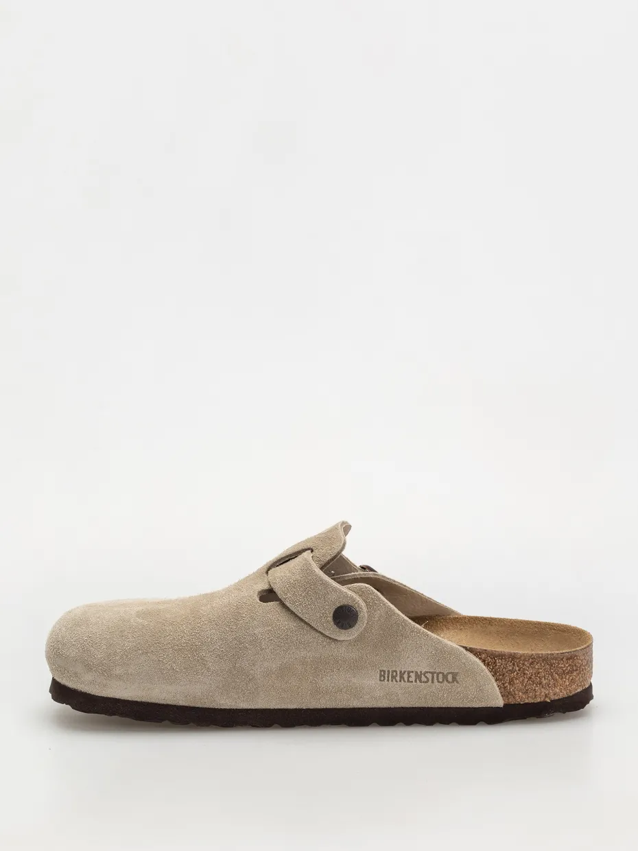 Birkenstock Flip-flops Boston Suede Leather Regular
