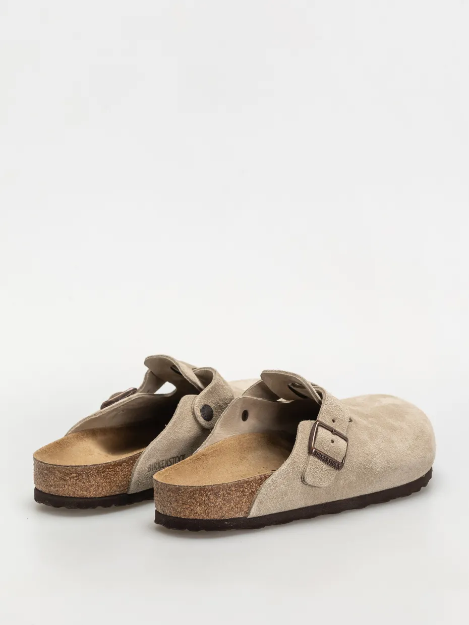 Birkenstock Flip-flops Boston Suede Leather Regular