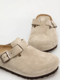 Birkenstock Flip-flops Boston Suede Leather Regular