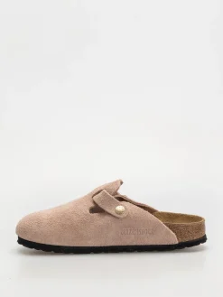 Birkenstock Flip-flops Boston Suede Leather Narrow Wmn