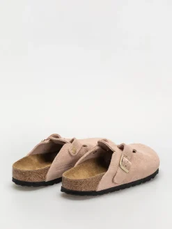 Birkenstock Flip-flops Boston Suede Leather Narrow Wmn