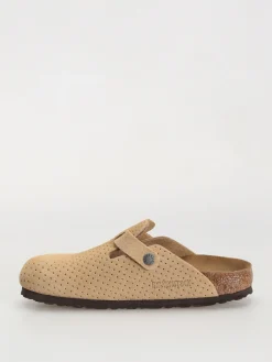 Birkenstock Flip-flops Boston Suede Embossed Narrow Wmn