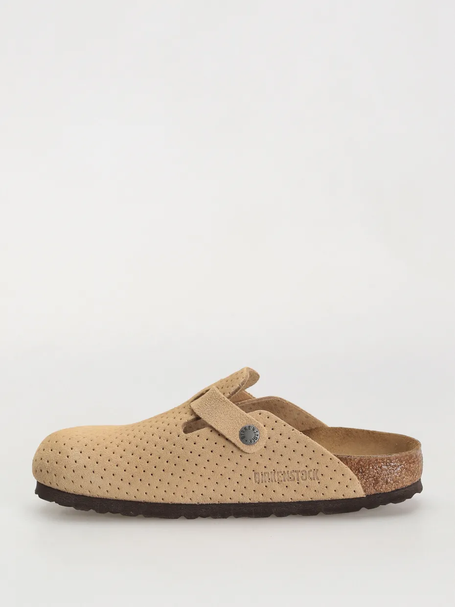Birkenstock Flip-flops Boston Suede Embossed Narrow Wmn