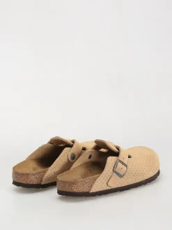 Birkenstock Flip-flops Boston Suede Embossed Narrow Wmn