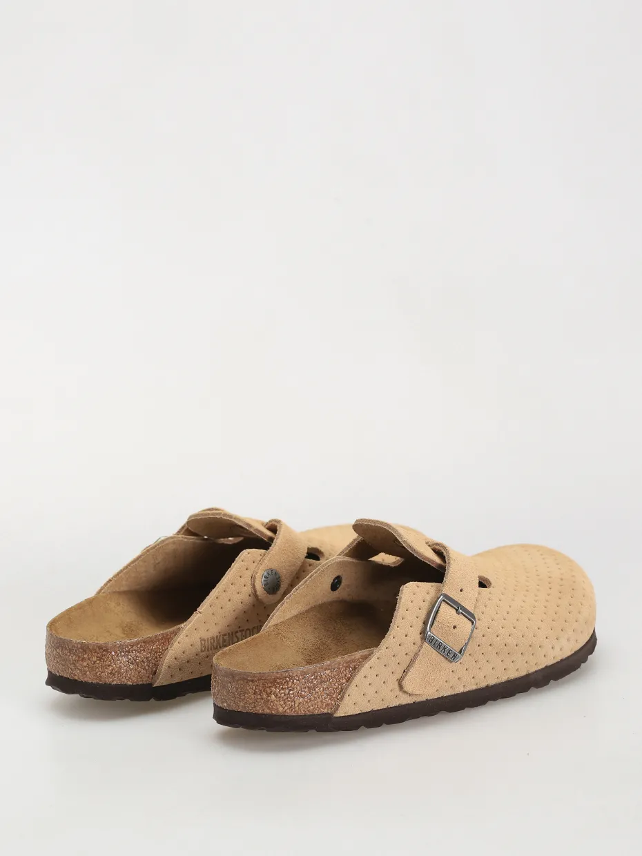 Birkenstock Flip-flops Boston Suede Embossed Narrow Wmn