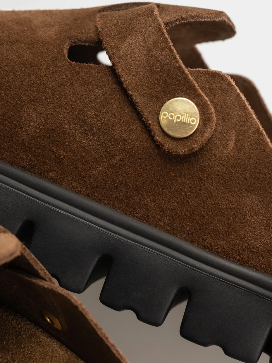 Birkenstock Flip-flops Boston Chunky Suede Narrow Wmn