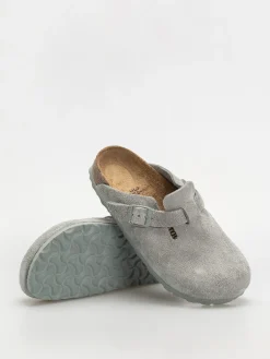 Birkenstock Flip-flops Boston Suede Leather Narrow Wmn