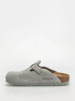 Birkenstock Flip-flops Boston Suede Leather Narrow Wmn