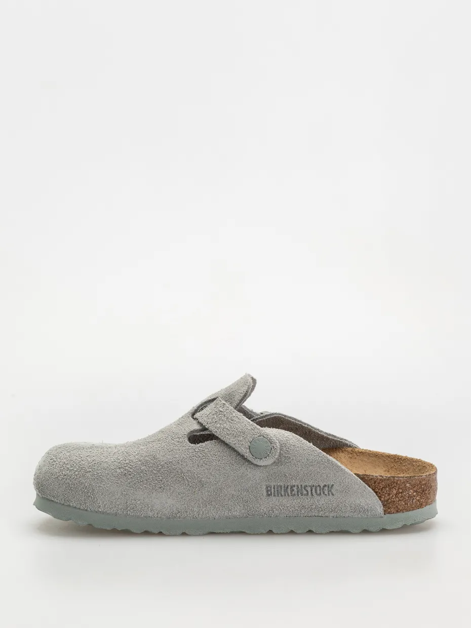 Birkenstock Flip-flops Boston Suede Leather Narrow Wmn