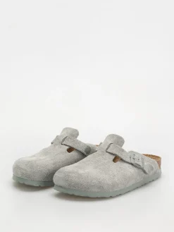 Birkenstock Flip-flops Boston Suede Leather Narrow Wmn