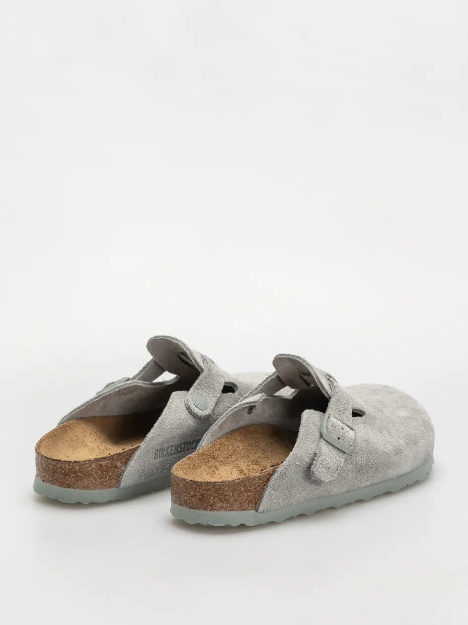 Birkenstock Flip-flops Boston Suede Leather Narrow Wmn