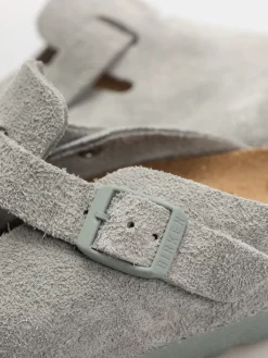 Birkenstock Flip-flops Boston Suede Leather Narrow Wmn