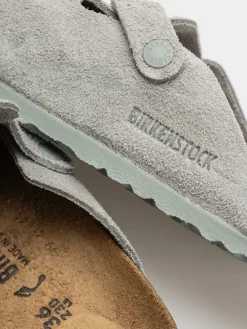 Birkenstock Flip-flops Boston Suede Leather Narrow Wmn