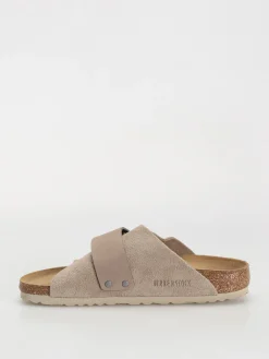 Birkenstock Kyoto Nubuck Suede Leather Narrow Wmn Flip-flops