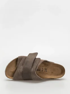 Birkenstock Kyoto Nubuck Suede Leather Regular Flip-flops