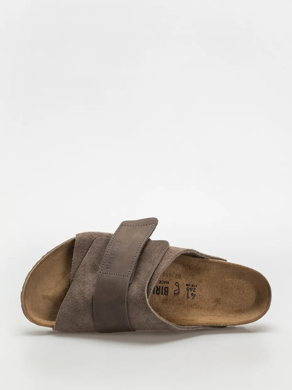 Birkenstock Kyoto Nubuck Suede Leather Regular Flip-flops