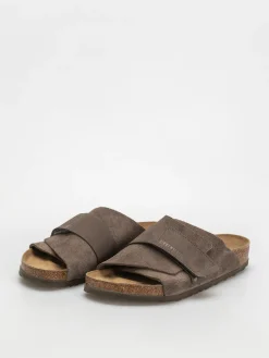 Birkenstock Kyoto Nubuck Suede Leather Regular Flip-flops