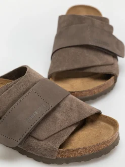 Birkenstock Kyoto Nubuck Suede Leather Regular Flip-flops